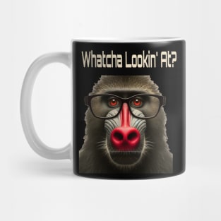 Red Nose Monkey Funny Monkey Red Nose 2024 gift Mug